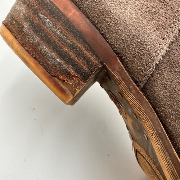 Lucky Brand Suede Leather Grey Bremma Booties Size 5 - Picture 9 of 10